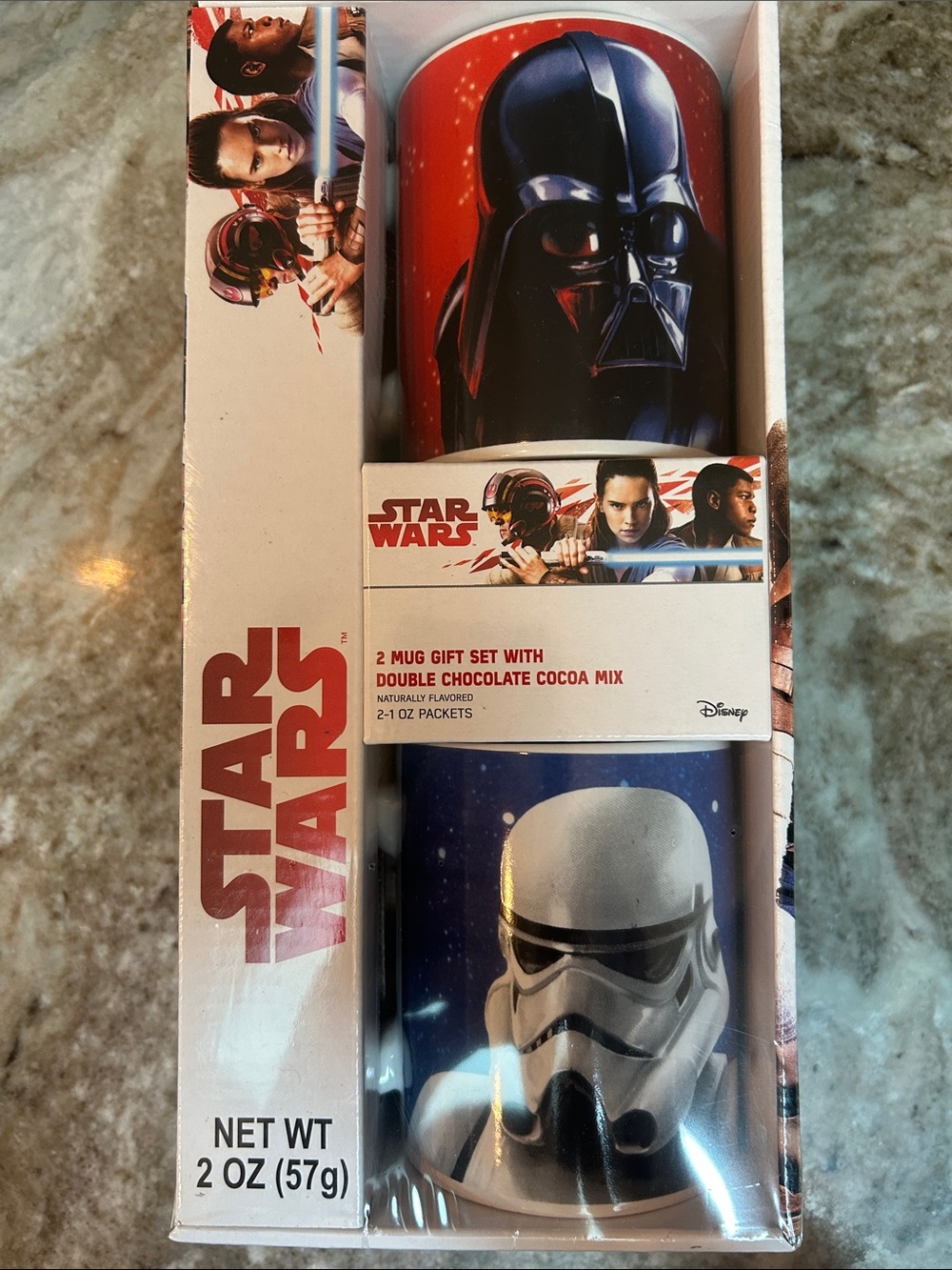 Star Wars Darth Vader & Stormtrooper Mug Set - Red & Blue